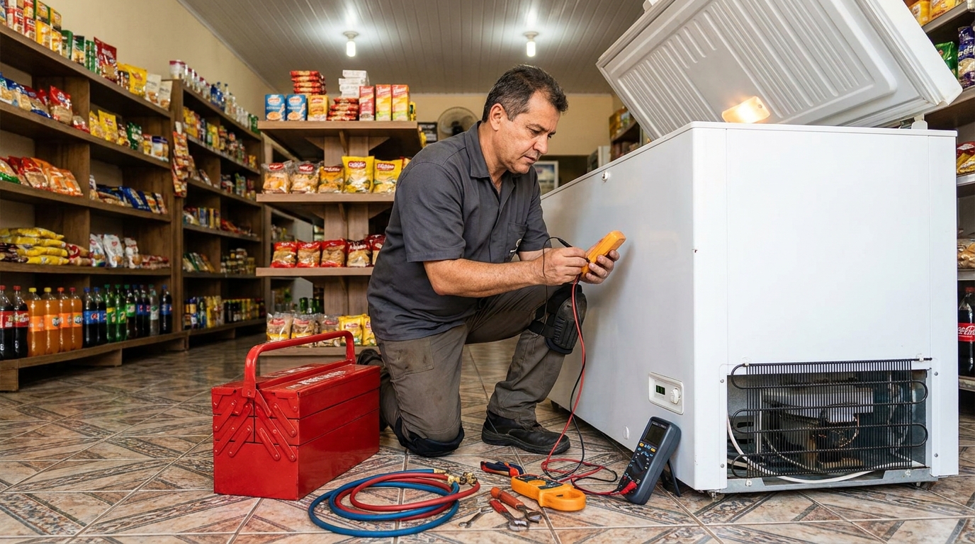 Ajuste de Temperatura do Freezer em Cuiabá‑MT