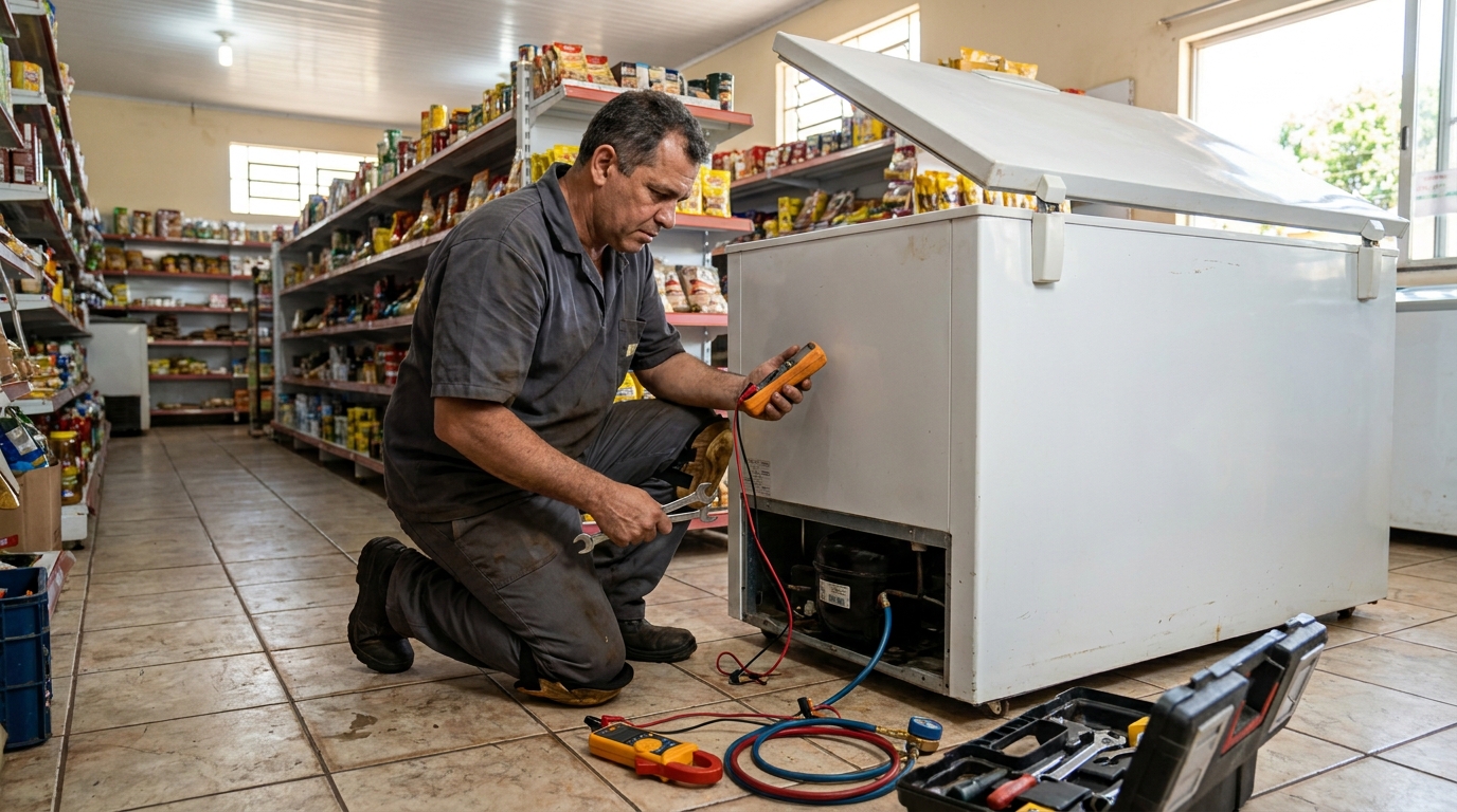 Manutenção em Motor Ventilador em Cuiabá‑MT